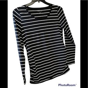 BumpStart Striped Long Sleeved Maternity Tee  NWOT